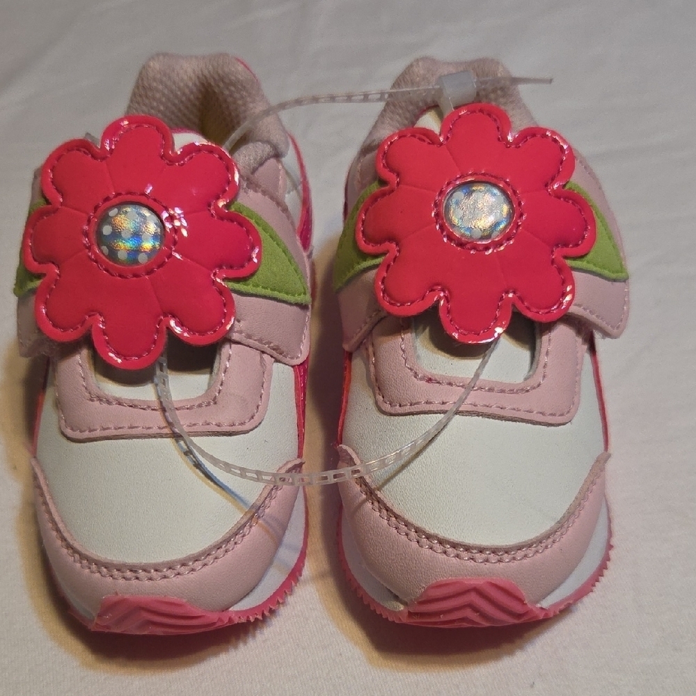 Reebok Baby Girl Pink Flower Design